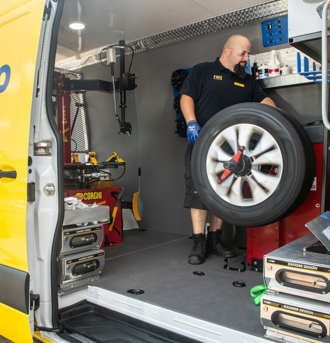Mobile Tire Installation